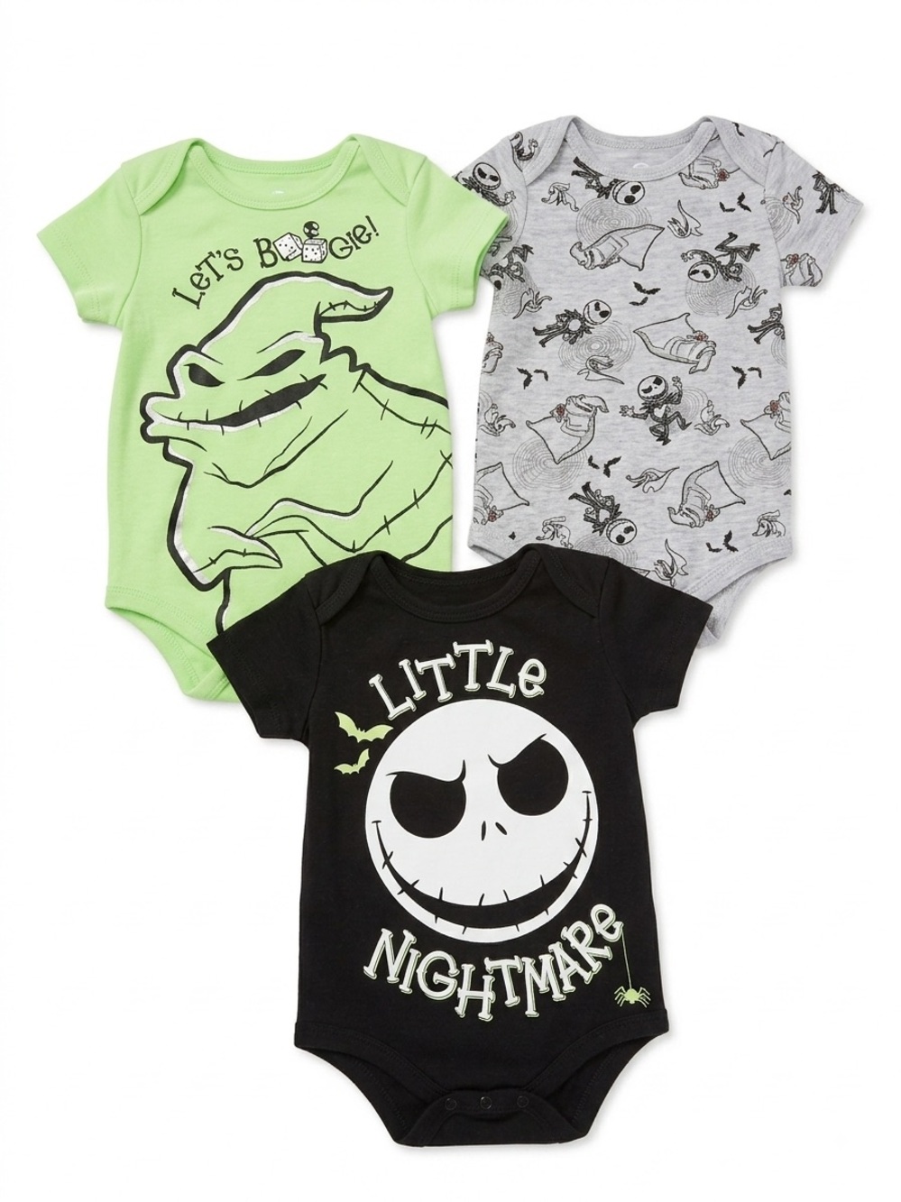 Nightmare before Christmas 3 pack of bodysuits